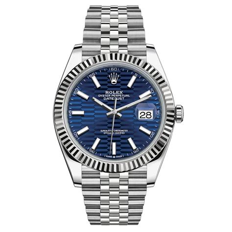 rolex oyster perpetual datejust blue